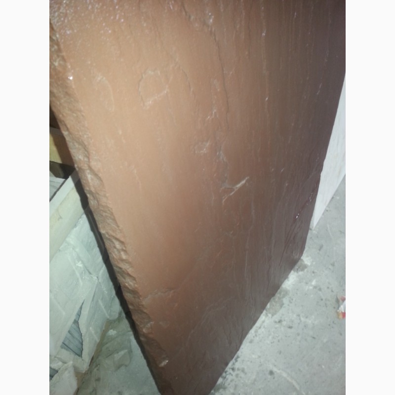 Фото 3. Натуральная, заграничная плитка 900*600*30 мм, ярко коричневая