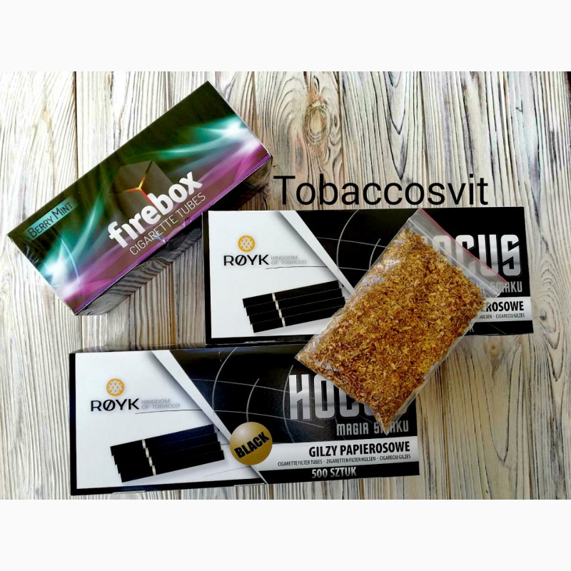 Фото 4. Сигаретные гильзы 500+500шт. FireBox + Машинка для набивки табака