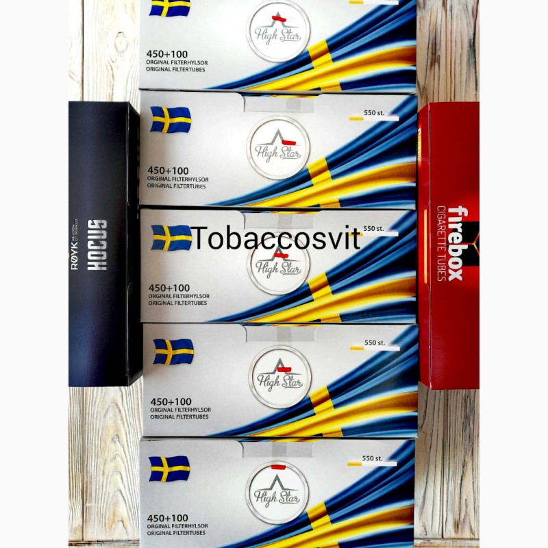 Фото 6. Сигаретные гильзы 500+500шт. FireBox + Машинка для набивки табака