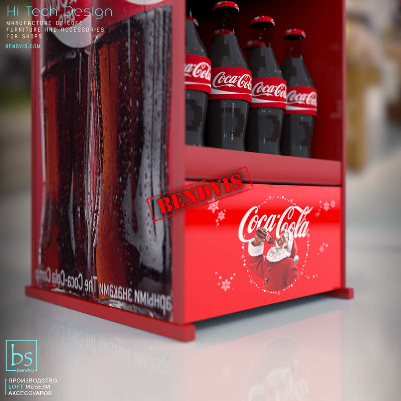Фото 6. Торговая стойка Кока Кола от производителя под заказ
