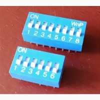 DIP-SWITCH CY-1-8P и CY-1-6P дип-переключатели