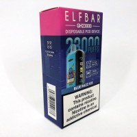 Електрона сигарета цигарка ELF BAR 5% на 23000 затягувань (Синя Малина)