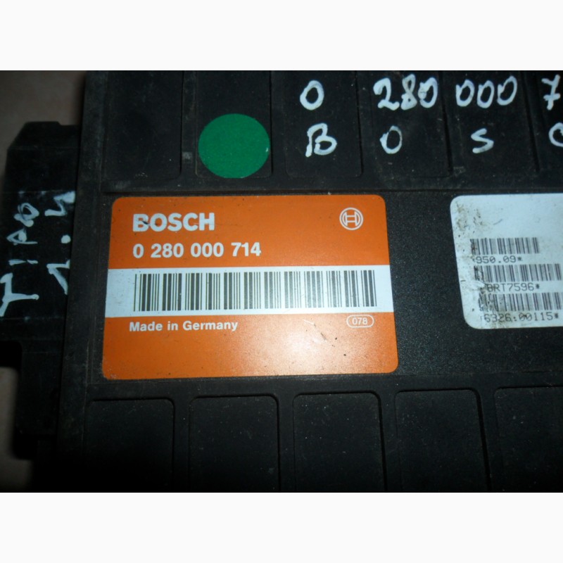 Фото 3. Блок управления Bosch 0280000714, Фиат Типо, Темпра, Уно, 1.4