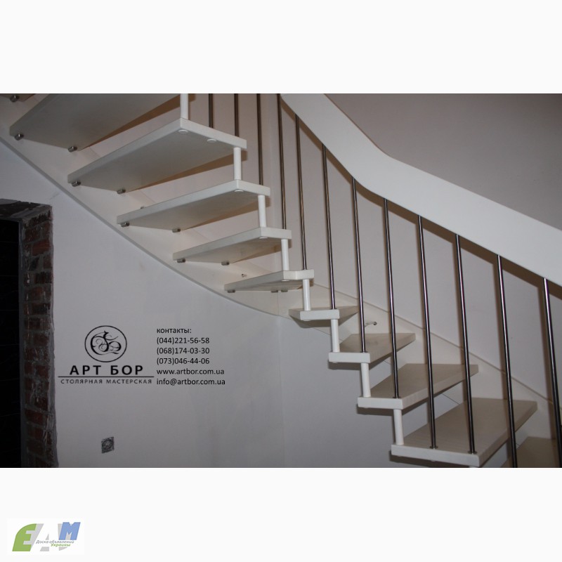 Фото 11. Арт бор деревянные лестницы для дома и квартиры