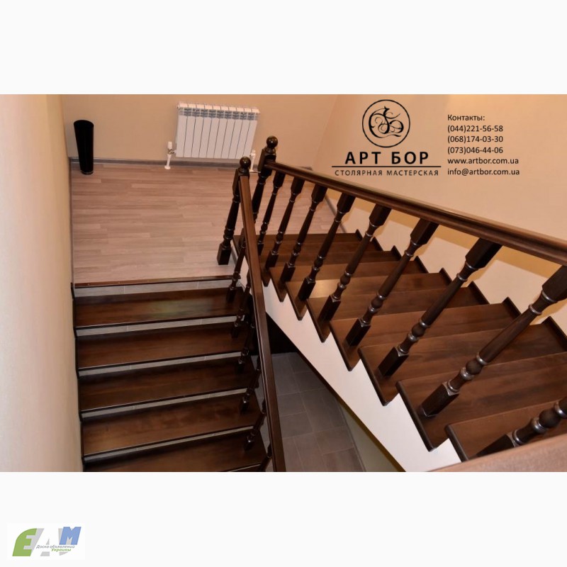 Фото 3. Арт бор деревянные лестницы для дома и квартиры