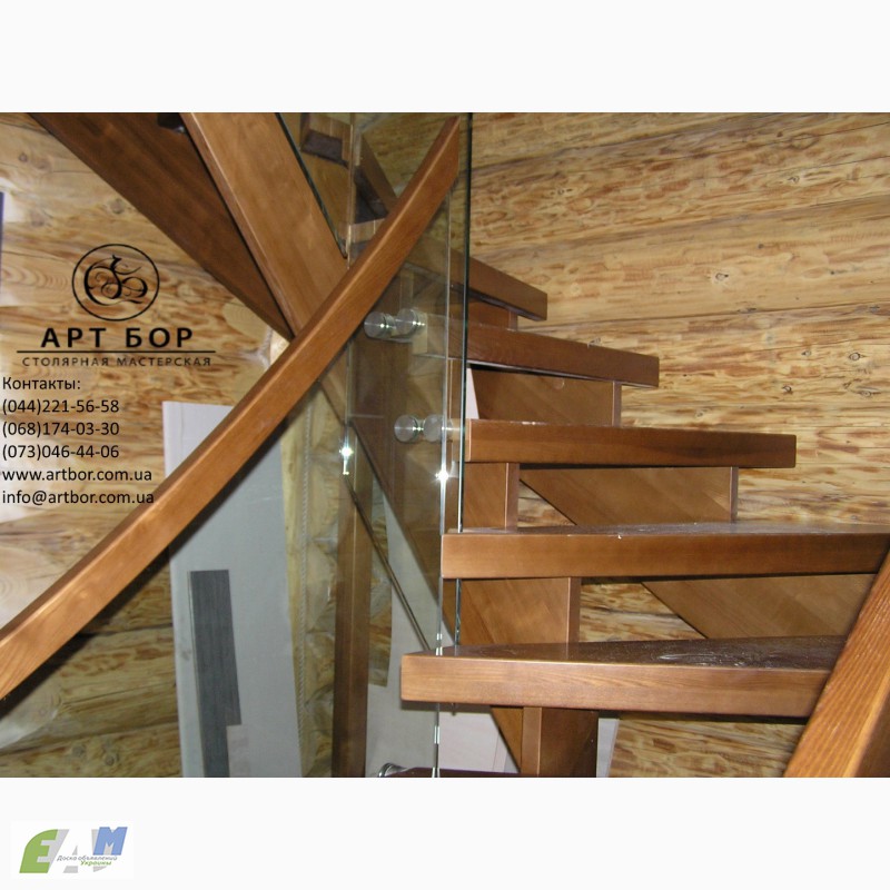 Фото 7. Арт бор деревянные лестницы для дома и квартиры