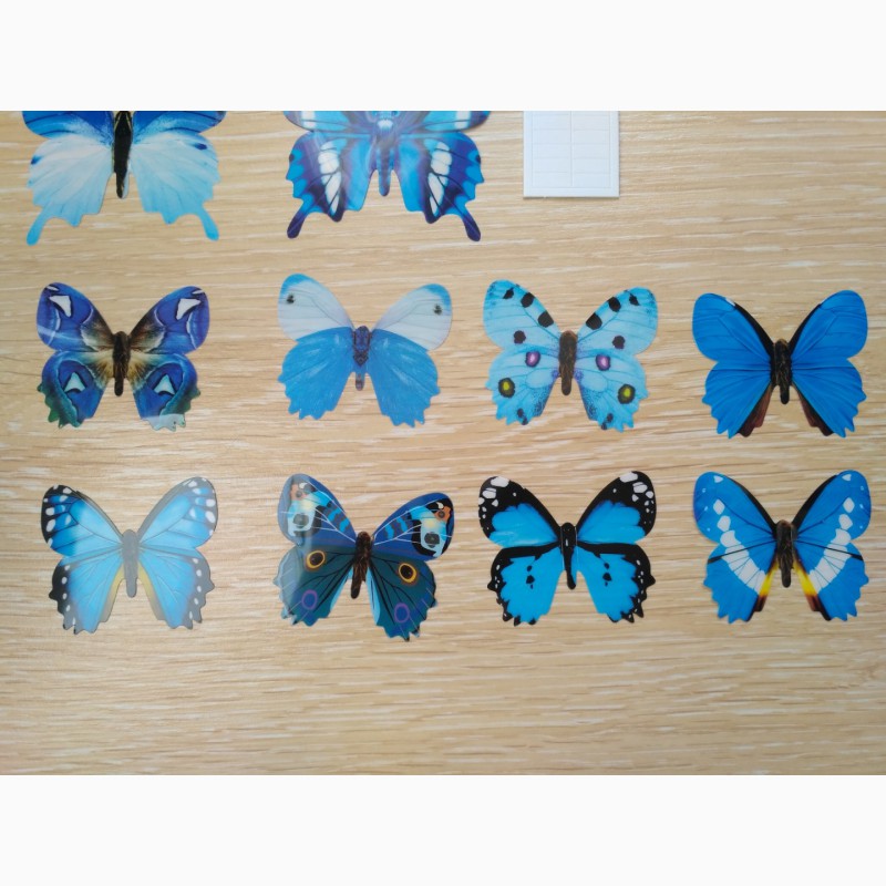 Фото 3. Бабочки 4 декор на обои, зеркала, холодильник