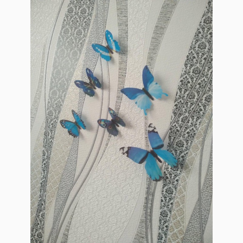 Фото 4. Бабочки 4 декор на обои, зеркала, холодильник