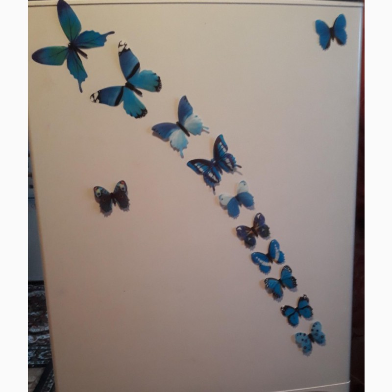 Фото 6. Бабочки 4 декор на обои, зеркала, холодильник