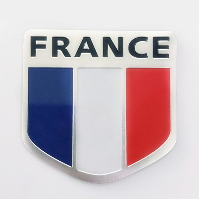 Фото 4. Наклейка на авто Флаг Франция алюминиевая на авто или мото