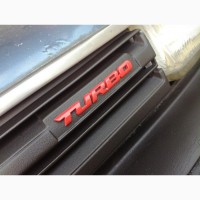 Наклейка на авто Turbo Металлическая турбо