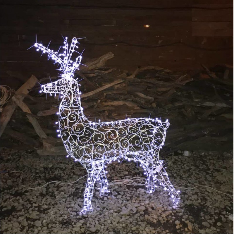Фото 4. Светодиодные новогодние LED 3D фигуры Олени, сани и пр