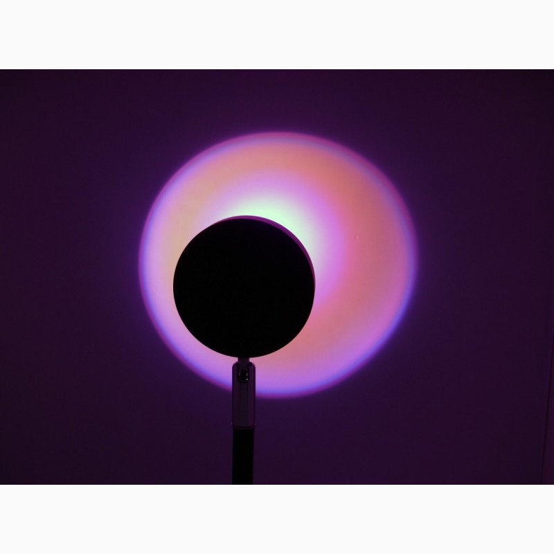 Фото 2. Лампа LED для селфи еффект солнца RGB + пульт (F-20) 23см