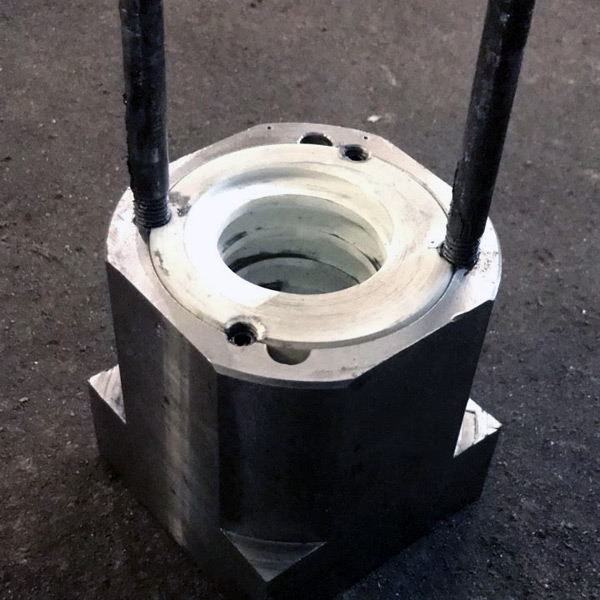 Фото 6. Изготовление ходовой гайки подъемника из инженерного пластика