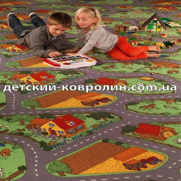 Фото 5. Дитячий ковролін. Дитячий килимок для ігор Farm. Килими дитячі