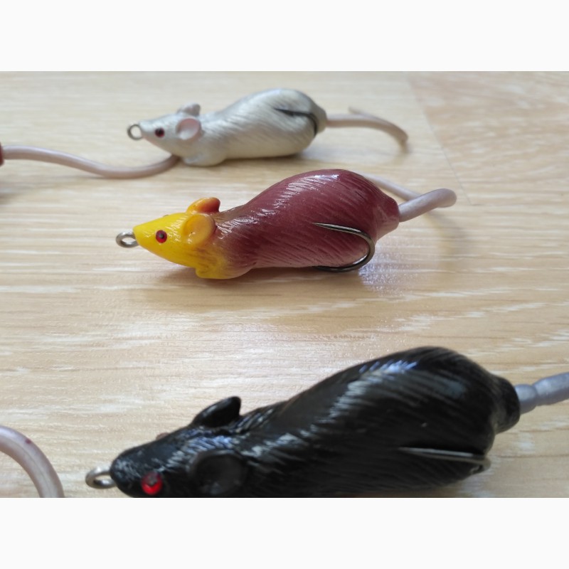 Фото 7. Воблер Мышка Незацепляйка на щуку с хвостиком