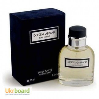 Dolce Gabbana Pour Homme туалетная вода 125 ml. (Дольче Габана Пур Хом)