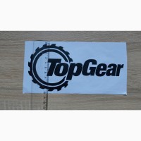 Наклейка на авто Top Gear чёрная