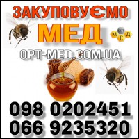 Купим мед оптом в центральных обл. ОПТ-МЕД