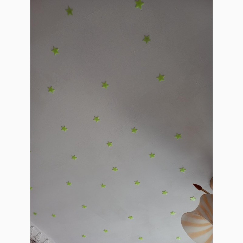 Фото 8. Звёзды на потолок, декора Зеленые 50 шт