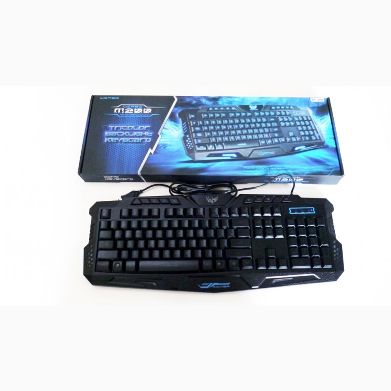 Фото 2. Tricolor M200 Игровая клавиатура с подсветкой USB