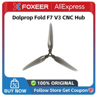 Foxeer Dalprop Fold F7 V3 CNC Metal Hub 3-Blade 7 Inch Anti-Collision Propeller