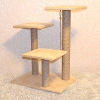 Игровой комплекс когтеточка с тремя столбами