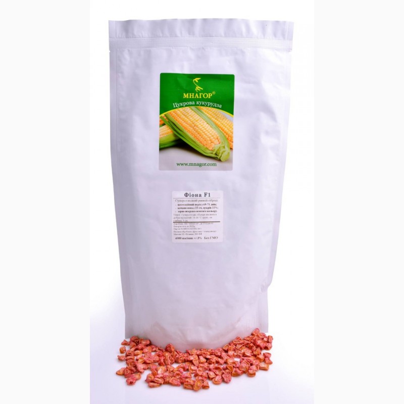 Фото 5. Семена сладкой кукурузы Фиона F1 Sh2 Мнагор, 20000, кукурудза