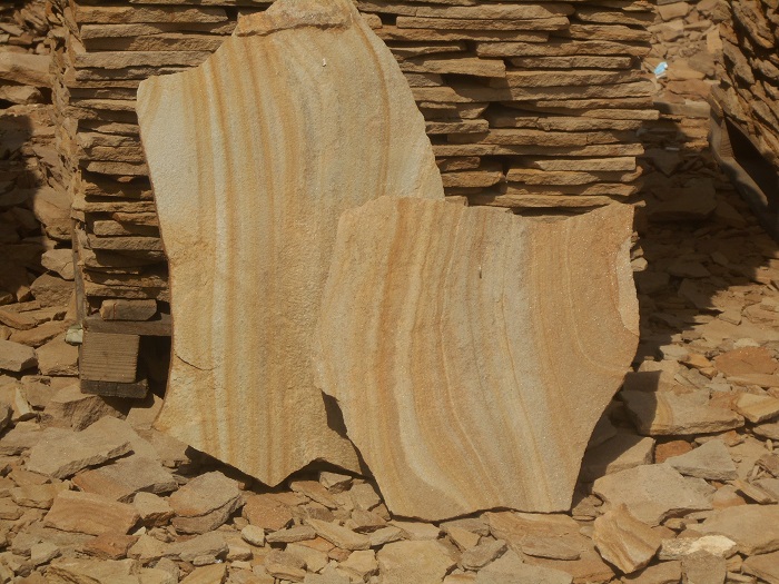 Фото 4. Камень песчаник тигровый с разводом