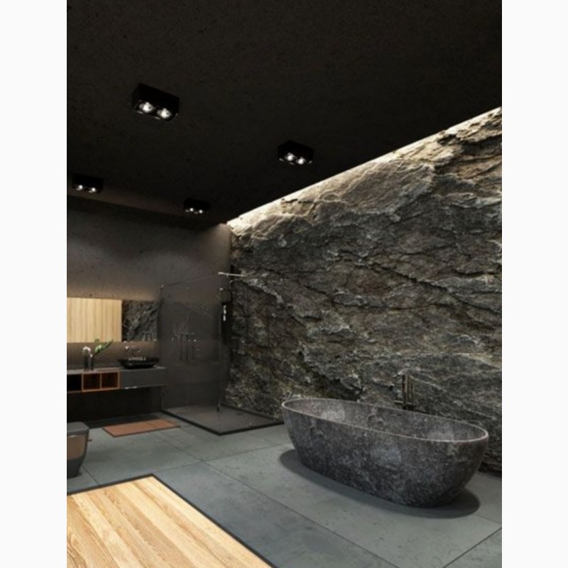 Фото 6. Емітація дикого скелі (камінь) #фактура в интерьере #имитация скалы