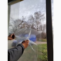 Пленка защитная полиэтиленовая самоклеющаяся на окна Рулон