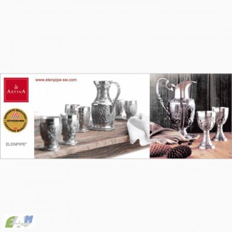 Мини-кружки Артина олово для крепких напитков Австрия опт Elenpipe 12154, 60111