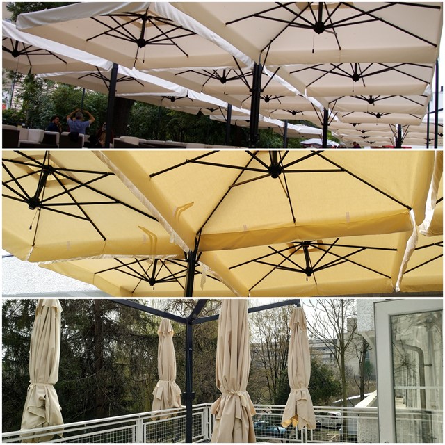 Фото 3. Великі вуличні парасолі для кафе, бару, ресторану