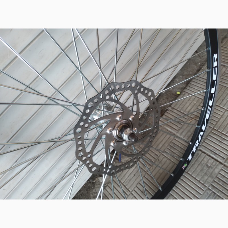 Фото 7. Вело колесо заднее на усиленной спице 3мм под диск 20 24 26 27.5 28 29 дюймов
