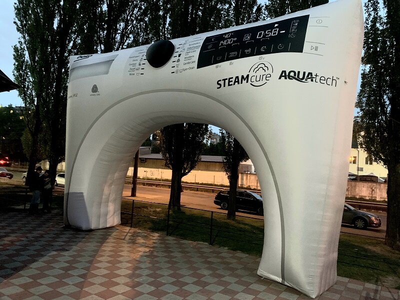 Фото 4. Надувные арки для мероприятий с сублимационной печатью