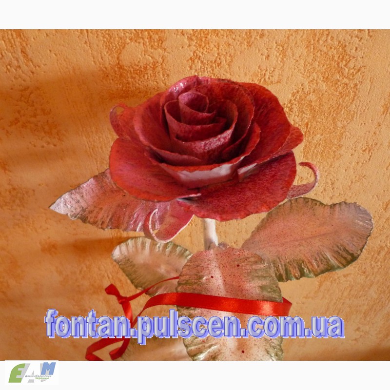 Фото 9. Кованые розы необычный подарок для девушки на новый год 8 марта Коана роза троянда