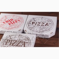 Купить коробки для под пиццы бурые белые целлюлозные