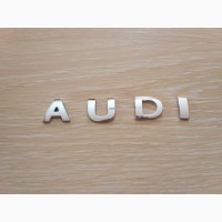 Металлические буквы AUDI Ауди на кузов авто не ржавеют