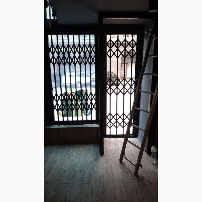 Фото 20. Раздвижные решетки металлические на двери окна балконы, витрины Производство и установкa