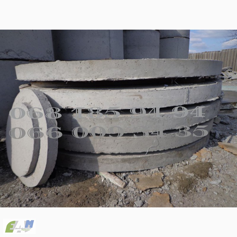 Фото 5. Ж бетонные кольца канализационные для сливных ям