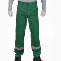 Костюм рабочий с брюками Чикаго, зеленый/лайм
