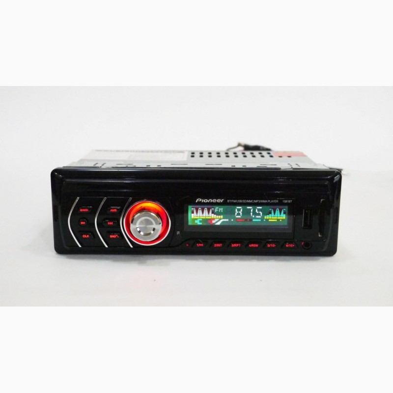 Фото 4. Автомагнитола Pioneer 1581BT Bluetooth, MP3, FM, USB, SD, AUX - RGB подсветка