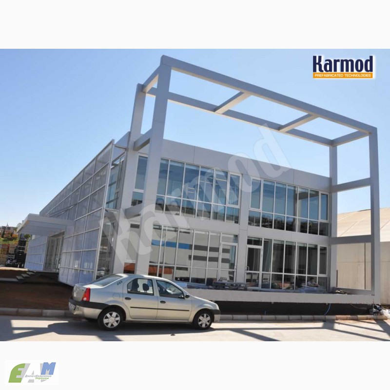 Фото 2. Быстровозводимые модульные здания Karmod под офисы, торговые центры