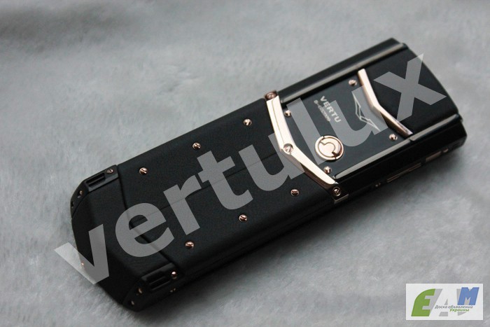 Фото 2. Vertu Signature S Design Dlc Red Gold Black Leather, копии Vertu