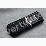 Vertu Signature S Design Dlc Red Gold Black Leather, копии Vertu