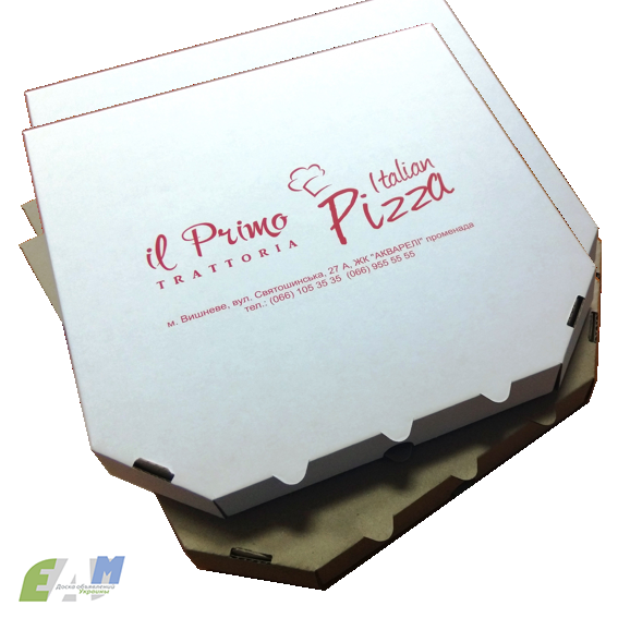 Фото 3. Коробка для пиццы 330х330х40 бурая