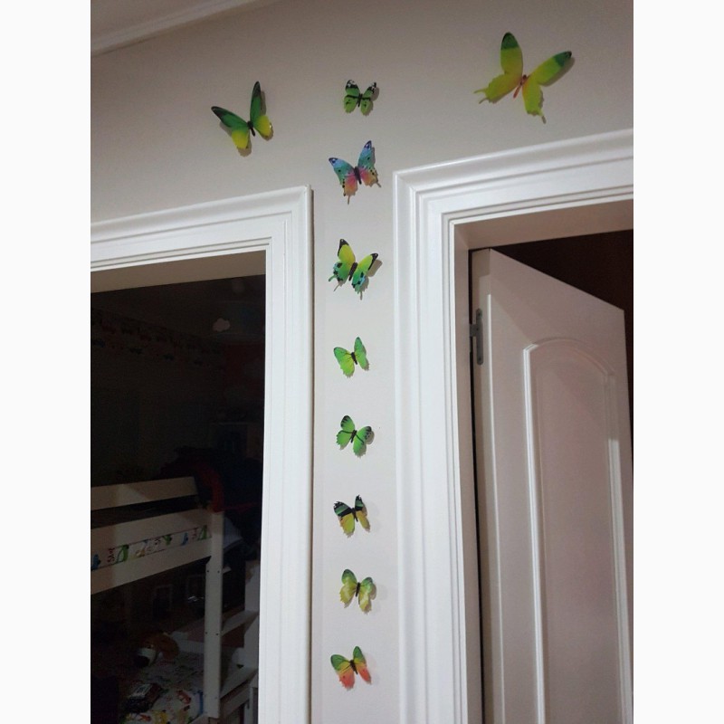 Фото 6. Бабочки 2 декор на холодильник