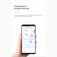 Датчик температуры и влажности термометр, гигрометр Tuya, мини-ЖК-дисплей