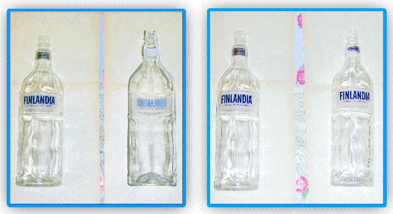 Фото 3. Резка стеклянных бутылок и керамики
