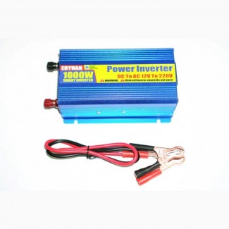 Преобразователь (инвертор) 12V-220V 1000W Blue